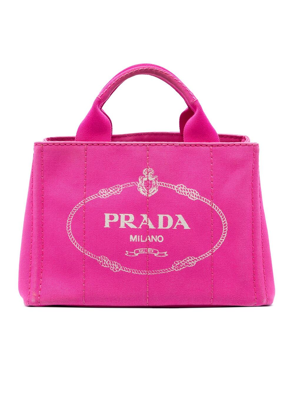 Prada Small Canvas Canapa Logo Tote #346624P55B